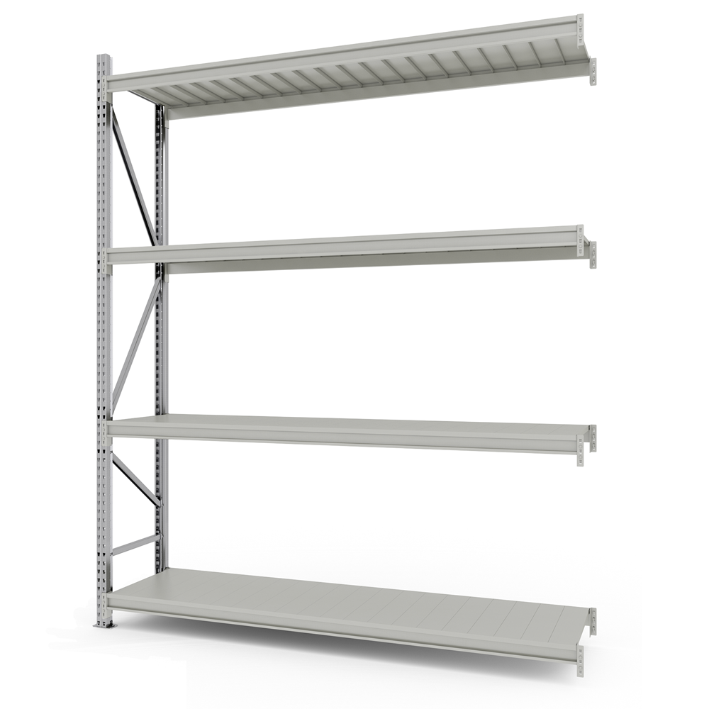 Стелаж металевий FORSTOR Master 3500x2300x600 мм 4 полиці приставна секція